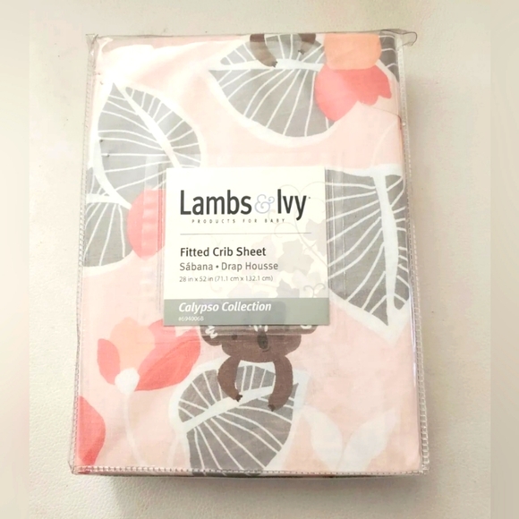 lambs and ivy Other Lambs Ivy Fitted Crib Sheet Calypso Collection